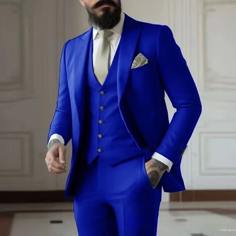 Mens Tuxedo Dinner Suit Three-Piece Set - Image 5