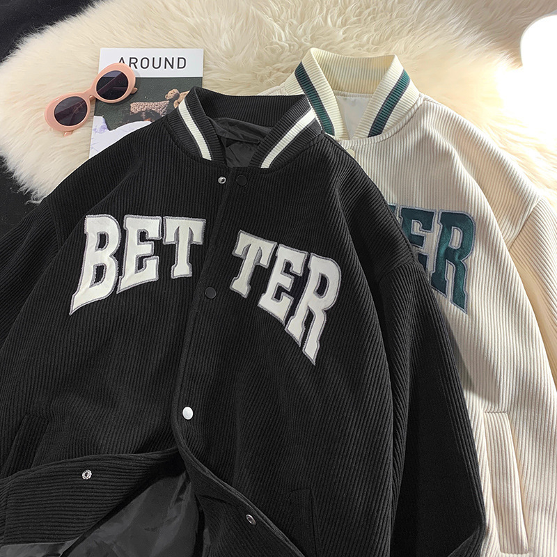 Men's Corduroy Baseball Jacket - Image 2