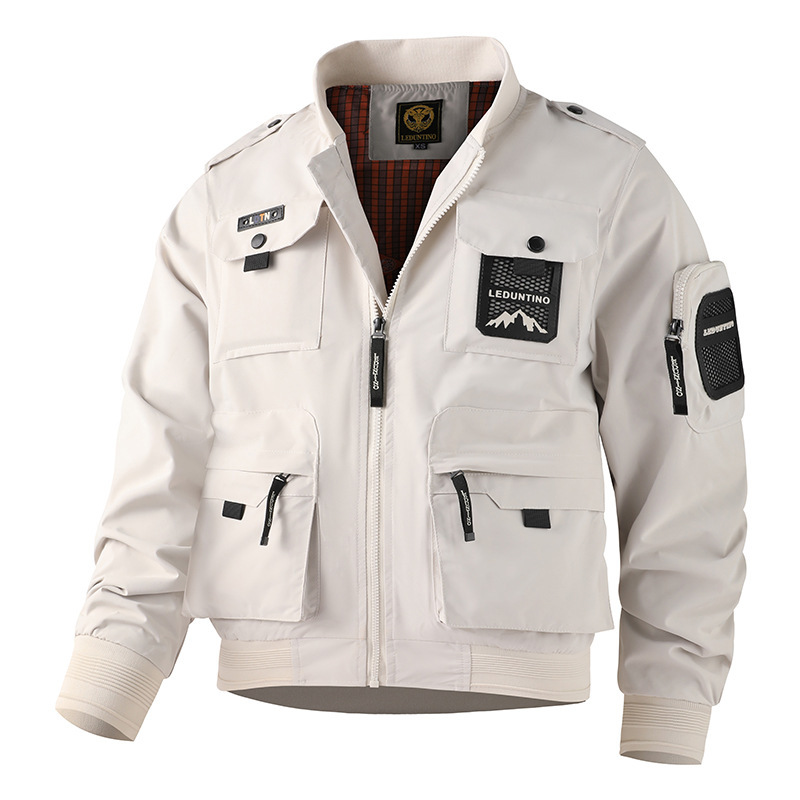 Multi-pocket Jacket For Menoutdoor Military-style Workwear - Image 6