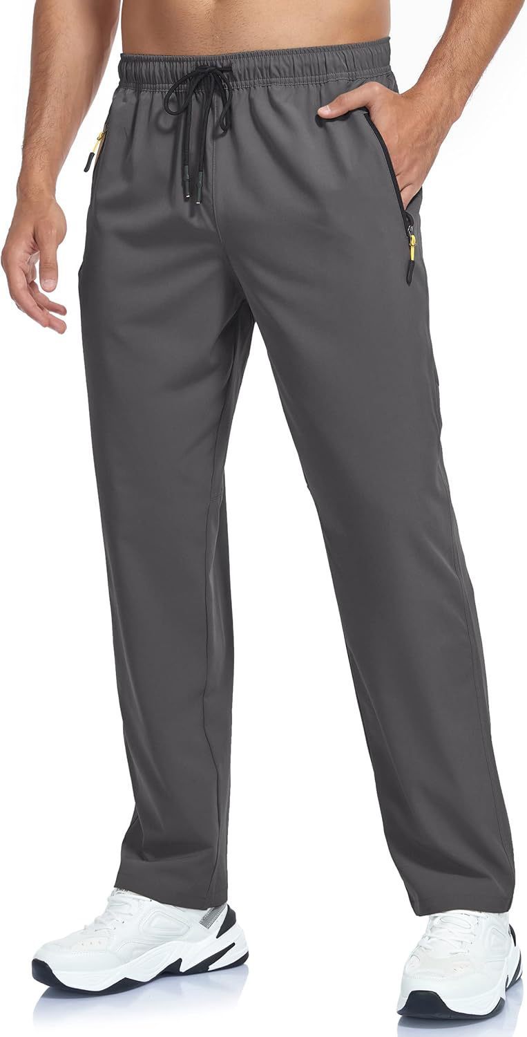 Spring And Summer New 2024 European And American Hot-selling Thin Ice Silk Quick-drying Casual Trousers Outdoor Running Fitness Sports Pants - Image 10