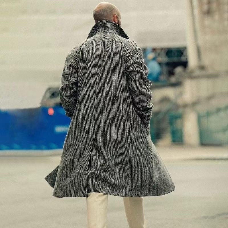 Loose-fitting Casual Cashmere Wool Coat - Image 2