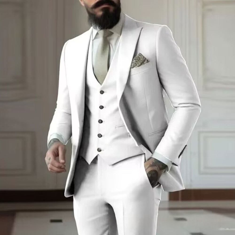 Mens Tuxedo Dinner Suit Three-Piece Set - Image 4
