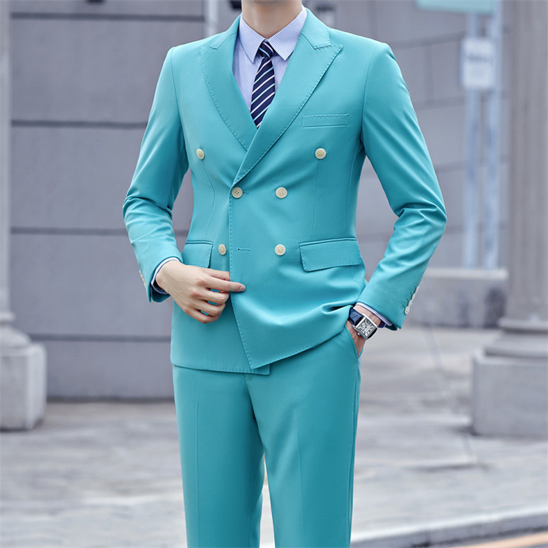 Double Breasted Suit Two-piece Set - Image 6