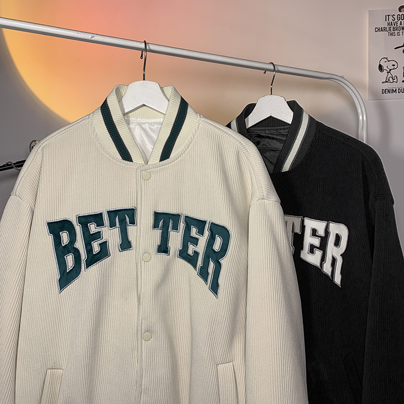 Men's Corduroy Baseball Jacket - Image 3