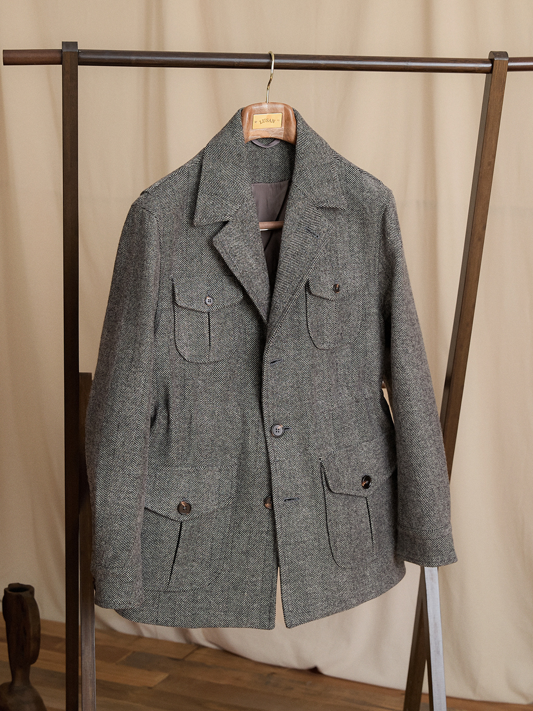 Men’s Wool Business Commuter Jacket