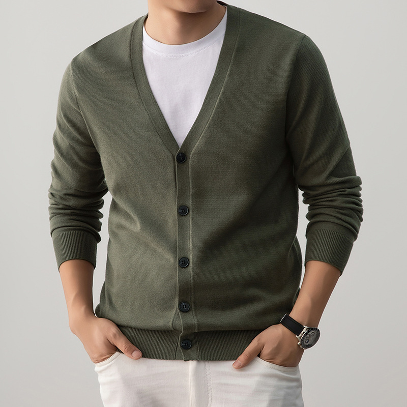 Korean-style Loose-fit Knit Sweater Coat - Image 8