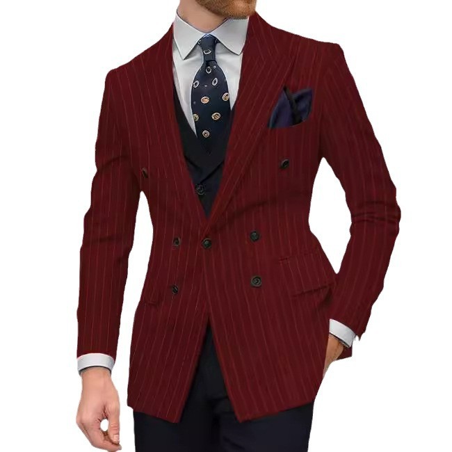 Business-Casual Tailored Suit Spring-Autumn Top For Men - Image 5