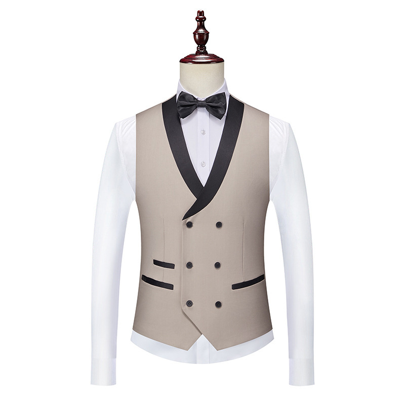 Korean-style Slim-fit Three-piece Suit Set - Image 6