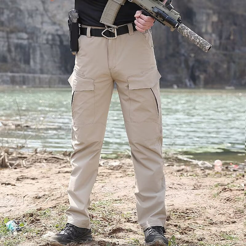 Outdoor Sports Pants Solid-color Versatile Workwear Trousers