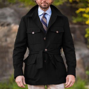 Thin Plus-Size Trench Coat Men's Casual Jacket