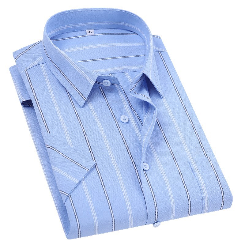 Men’s Cotton Plaid Business Casual Shirt