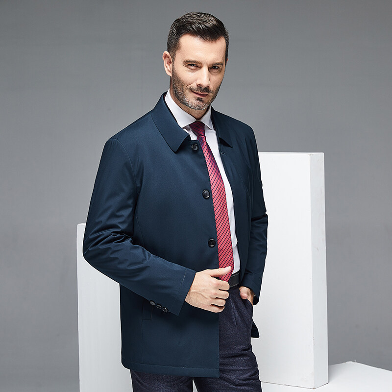 Men's Mid-Size Business-Casual Jacket Coats - Image 2