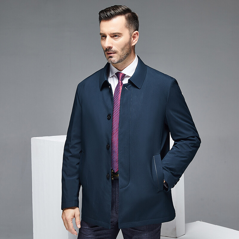 Men's Mid-Size Business-Casual Jacket Coats - Image 5