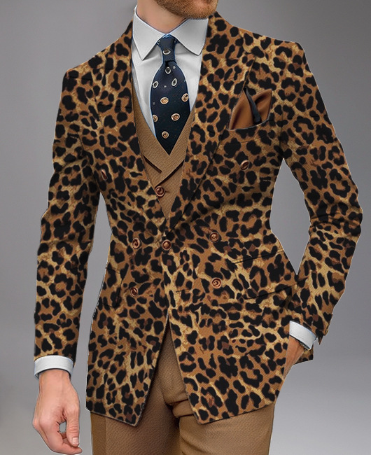 Business-Casual Tailored Suit Spring-Autumn Top For Men - Image 6