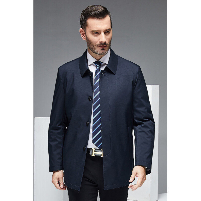 Men's Mid-Size Business-Casual Jacket Coats - Image 3