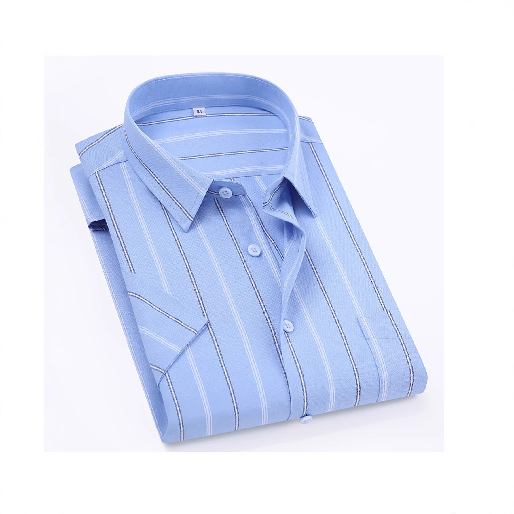 Men’s Cotton Plaid Business Casual Shirt