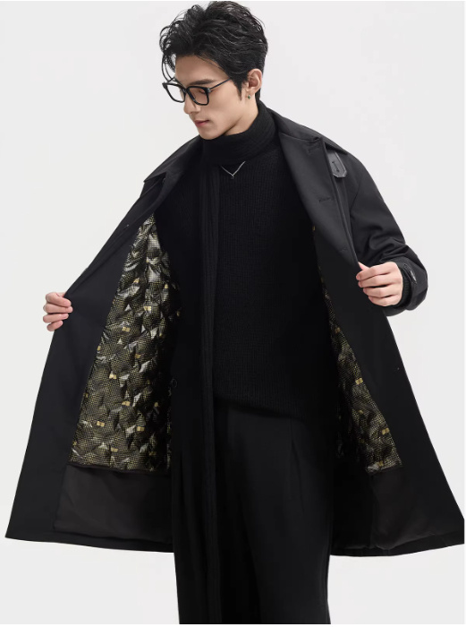 Men's Mid-Length Down Jacket - Image 6