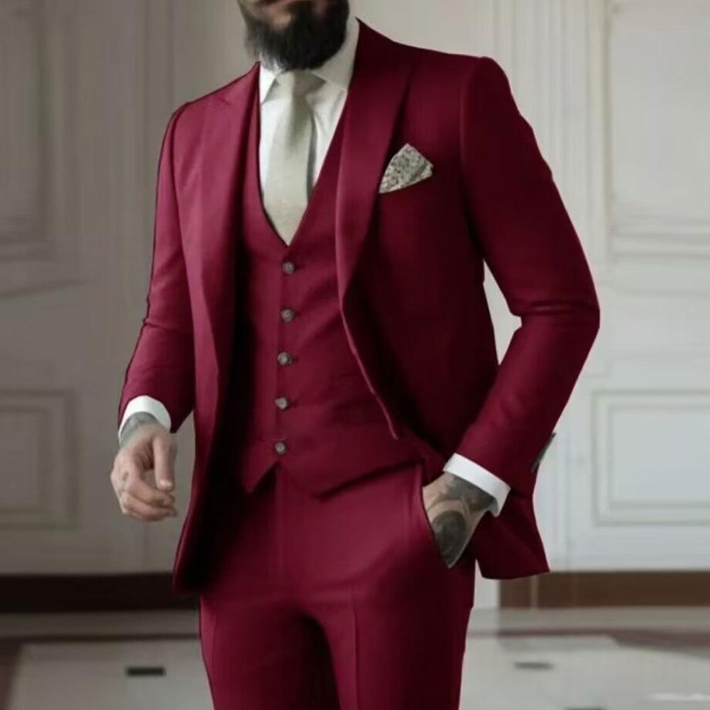 Mens Tuxedo Dinner Suit Three-Piece Set - Image 7