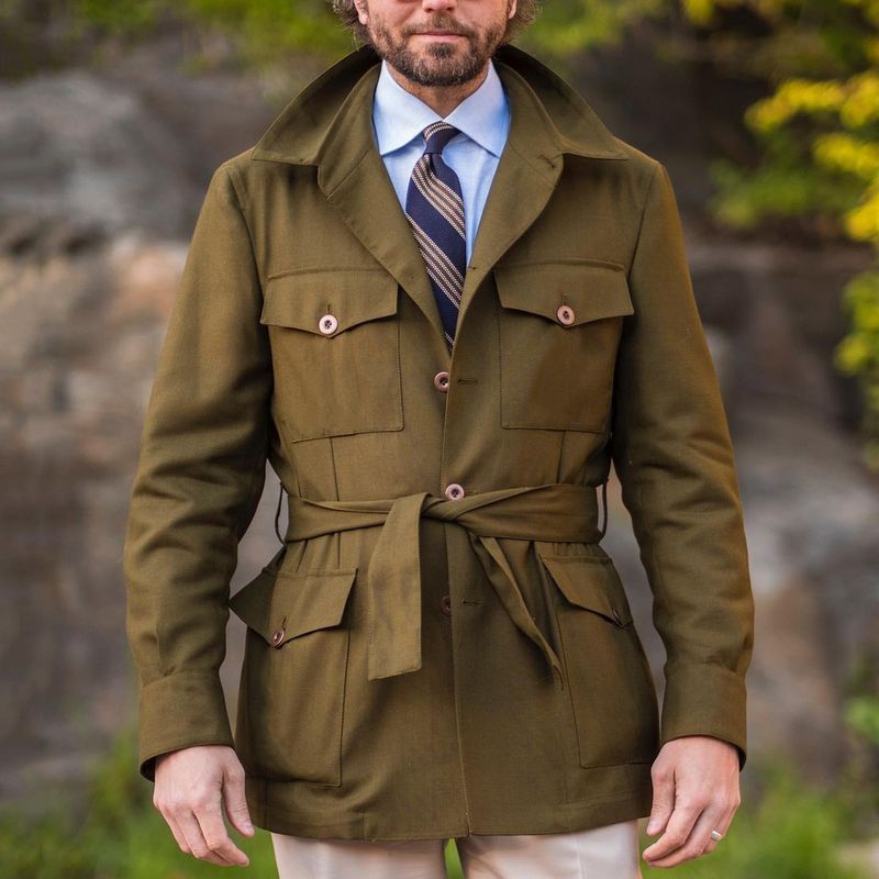 Thin Plus-Size Trench Coat Men's Casual Jacket - Image 4