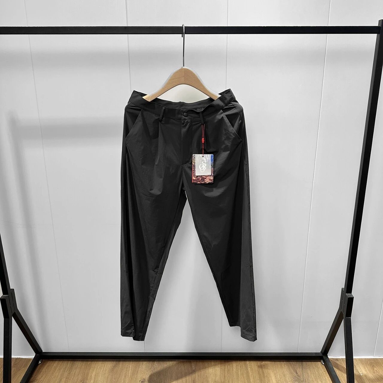 Men Straight Leg Casual Pants High Elastic Quick Dry Breathable Functional Trousers Anti-Wrinkle Multi-Pocket Work Commuting Outdoor Hiking Travel Pants - Image 8