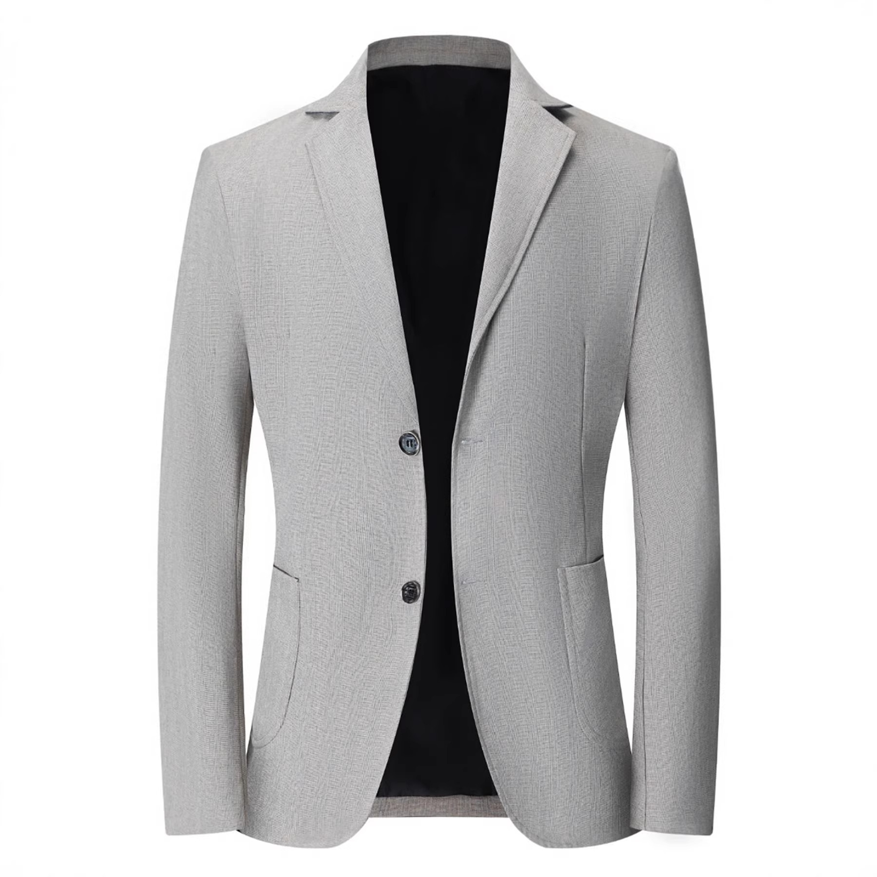 Slim-fit Solid-color Suit - Image 3
