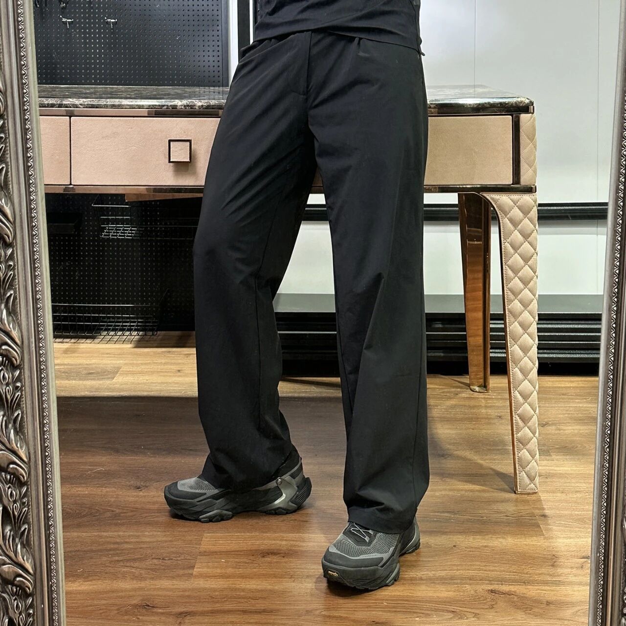 Men Straight Leg Casual Pants High Elastic Quick Dry Breathable Functional Trousers Anti-Wrinkle Multi-Pocket Work Commuting Outdoor Hiking Travel Pants - Image 5