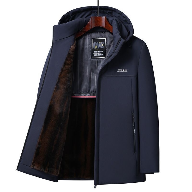 Mens Retro Casual Padded Cotton Jacket - Image 5